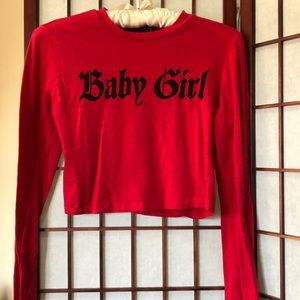 Baby girl crop top